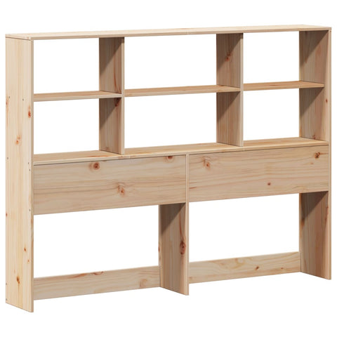 vidaXL Bookcase Bed without Mattress 140x200 cm Solid Wood Pine