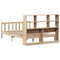 vidaXL Bookcase Bed without Mattress 150x200 cm King Size Solid Wood Pine