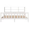 vidaXL Bookcase Bed without Mattress White 200x200 cm Solid Wood Pine