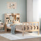 vidaXL Bookcase Bed without Mattress 100x200 cm Solid Wood Pine