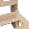 vidaXL Bookcase Bed without Mattress 140x200 cm Solid Wood Pine