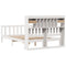 vidaXL Bookcase Bed without Mattress White 140x200 cm Solid Wood Pine