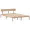 vidaXL Bookcase Bed without Mattress 120x190 cm Small Double Solid Wood Pine