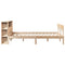 vidaXL Bookcase Bed without Mattress 120x190 cm Small Double Solid Wood Pine