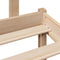 vidaXL Bookcase Bed without Mattress 140x190 cm Solid Wood Pine