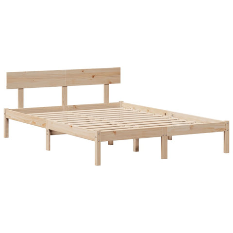 vidaXL Bookcase Bed without Mattress 120x200 cm Solid Wood Pine