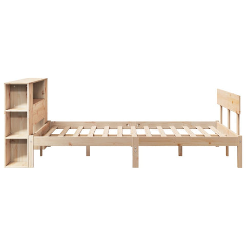 vidaXL Bookcase Bed without Mattress 120x200 cm Solid Wood Pine