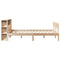 vidaXL Bookcase Bed without Mattress 150x200 cm King Size Solid Wood Pine
