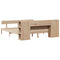 vidaXL Bookcase Bed without Mattress 200x200 cm Solid Wood Pine