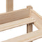 vidaXL Bookcase Bed without Mattress 200x200 cm Solid Wood Pine