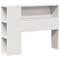 vidaXL Bookcase Bed without Mattress White 75x190 cm Small Single Solid Wood Pine