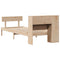 vidaXL Bookcase Bed without Mattress 90x200 cm Solid Wood Pine