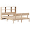 vidaXL Bookcase Bed without Mattress 140x190 cm Solid Wood Pine