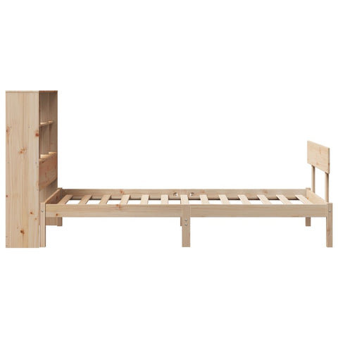 vidaXL Bookcase Bed without Mattress 90x200 cm Solid Wood Pine