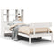 vidaXL Bookcase Bed without Mattress White 90x200 cm Solid Wood Pine