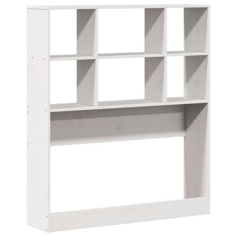 vidaXL Bookcase Bed without Mattress White 90x200 cm Solid Wood Pine