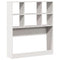 vidaXL Bookcase Bed without Mattress White 90x200 cm Solid Wood Pine