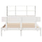 vidaXL Bookcase Bed without Mattress White 120x200 cm Solid Wood Pine