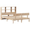 vidaXL Bookcase Bed without Mattress 140x200 cm Solid Wood Pine