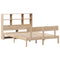 vidaXL Bookcase Bed without Mattress 150x200 cm King Size Solid Wood Pine