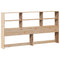 vidaXL Bookcase Bed without Mattress 180x200 cm Super King Solid Wood Pine