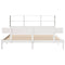 vidaXL Bookcase Bed without Mattress White 180x200 cm Super King Solid Wood Pine