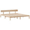 vidaXL Bookcase Bed without Mattress 200x200 cm Solid Wood Pine