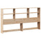 vidaXL Bookcase Bed without Mattress 200x200 cm Solid Wood Pine