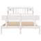 vidaXL Bookcase Bed without Mattress White 140x190 cm Solid Wood Pine