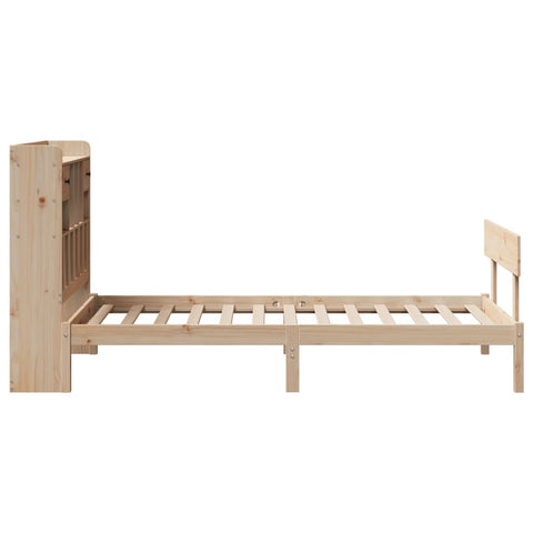 vidaXL Bookcase Bed without Mattress 90x200 cm Solid Wood Pine