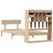 vidaXL Bookcase Bed without Mattress 90x200 cm Solid Wood Pine