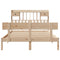 vidaXL Bookcase Bed without Mattress 140x200 cm Solid Wood Pine