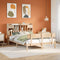 vidaXL Bookcase Bed without Mattress 140x200 cm Solid Wood Pine