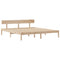 vidaXL Bookcase Bed without Mattress 180x200 cm Super King Solid Wood Pine