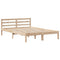 vidaXL Bookcase Bed without Mattress 120x190 cm Small Double Solid Wood Pine