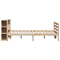 vidaXL Bookcase Bed without Mattress 120x190 cm Small Double Solid Wood Pine