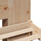 vidaXL Bookcase Bed without Mattress 120x190 cm Small Double Solid Wood Pine