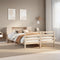 vidaXL Bookcase Bed without Mattress 120x190 cm Small Double Solid Wood Pine