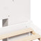 vidaXL Bookcase Bed without Mattress White 140x190 cm Solid Wood Pine
