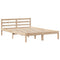 vidaXL Bookcase Bed without Mattress 120x200 cm Solid Wood Pine