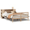 vidaXL Bookcase Bed without Mattress 150x200 cm King Size Solid Wood Pine