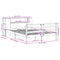 vidaXL Bookcase Bed without Mattress 160x200 cm Solid Wood Pine