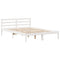 vidaXL Bookcase Bed without Mattress White 160x200 cm Solid Wood Pine