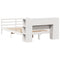vidaXL Bookcase Bed without Mattress White 160x200 cm Solid Wood Pine