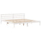 vidaXL Bookcase Bed without Mattress White 180x200 cm Super King Solid Wood Pine