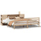 vidaXL Bookcase Bed without Mattress 200x200 cm Solid Wood Pine