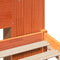 vidaXL Bookcase Bed without Mattress Wax Brown 120x200 cm Solid Wood Pine