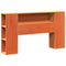 vidaXL Bookcase Bed without Mattress Wax Brown 150x200 cm King Solid Wood Pine