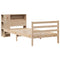 vidaXL Bookcase Bed without Mattress 100x200 cm Solid Wood Pine