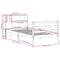 vidaXL Bookcase Bed without Mattress 100x200 cm Solid Wood Pine